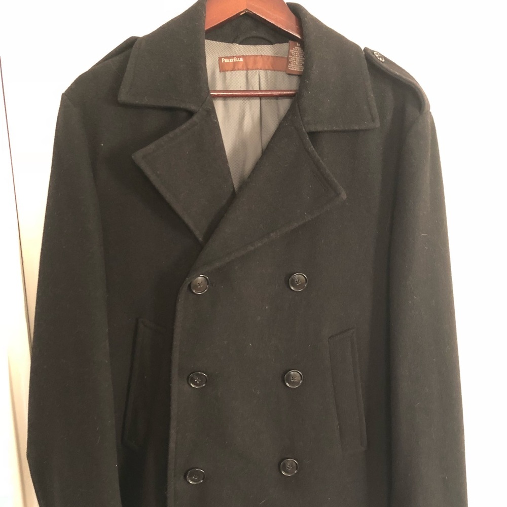 Perry Ellis wool jacket coat